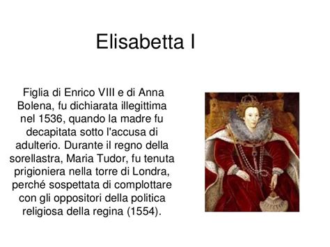 elizabeth i: riassunto in inglese